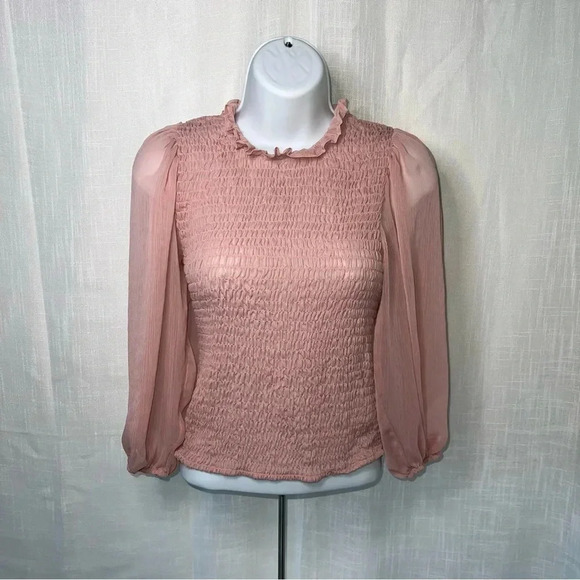 Express Frilly Blouse Top - Picture 1 of 4